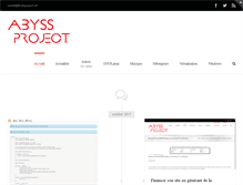 Tablet Screenshot of abyssproject.net